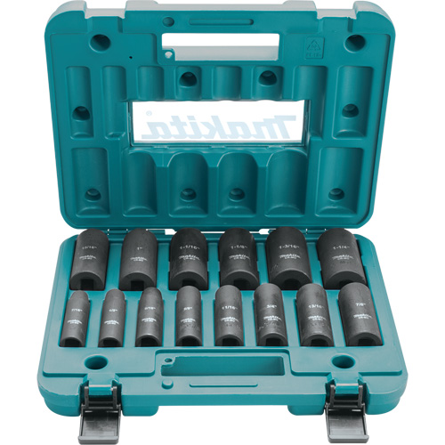 Jeu de douilles profondes, 14 Mcx, Chocs, Prise de 1/2", Profond Distribution Industrielle GC