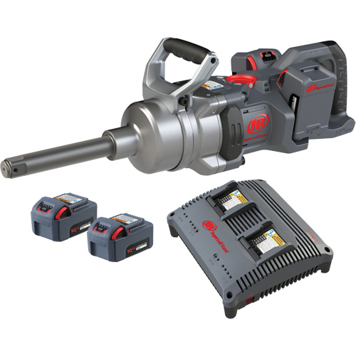 Ensemble de cl&eacute;s &agrave; chocs sans fil &agrave; couple &eacute;lev&eacute; avec enclume de 6", 20 V, Mandrin 1" Distribution Industrielle GC