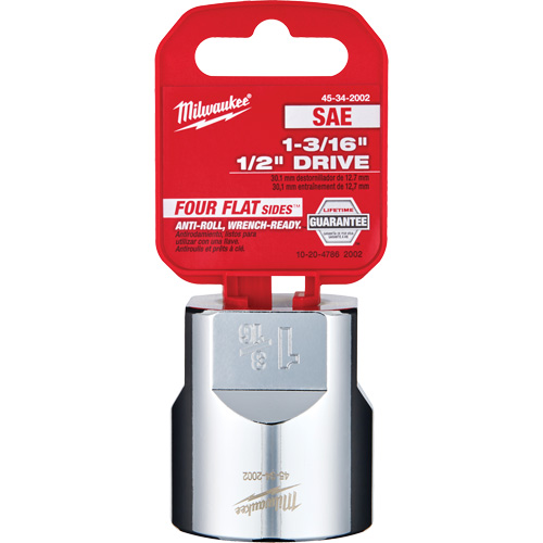 SAE Socket with Four Flat Sides, 1-3/16", 1/2" Drive, 6 Points Distribution Industrielle GC