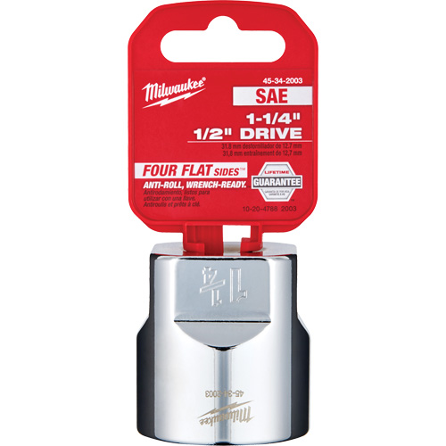 SAE Socket with Four Flat Sides, 1-1/4", 1/2" Drive, 6 Points Distribution Industrielle GC