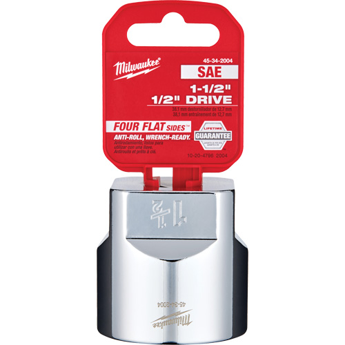 SAE Socket with Four Flat Sides, 1-1/2", 1/2" Drive, 6 Points Distribution Industrielle GC