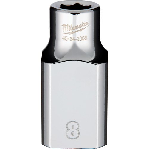 Metric Socket with Four Flat Sides, 8 mm, 1/2" Drive, 6 Points Distribution Industrielle GC