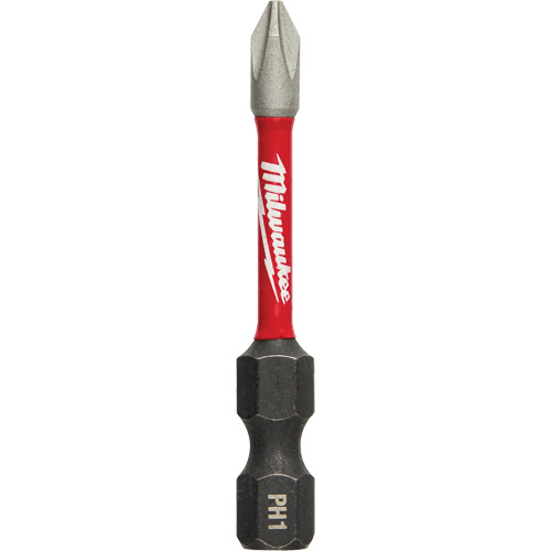 Embouts &agrave; percussion Shockwave Impact-Duty, Phillips, Embout #1, Prise 1/4", Longueur 2" Distribution Industrielle GC