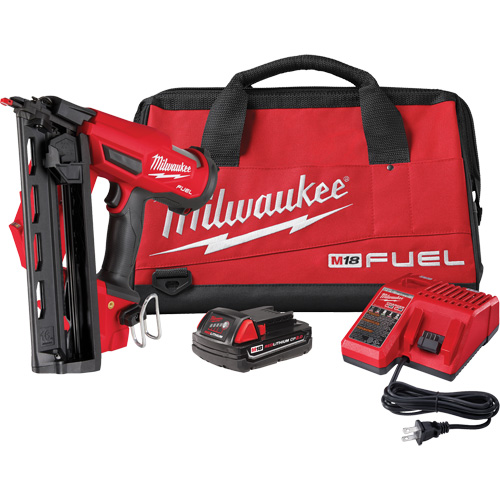 N&eacute;cessaire de clouage en biais M18 Fuel pour clous de finition de calibre 16, 18 V, Lithium-ion Distribution Industrielle GC