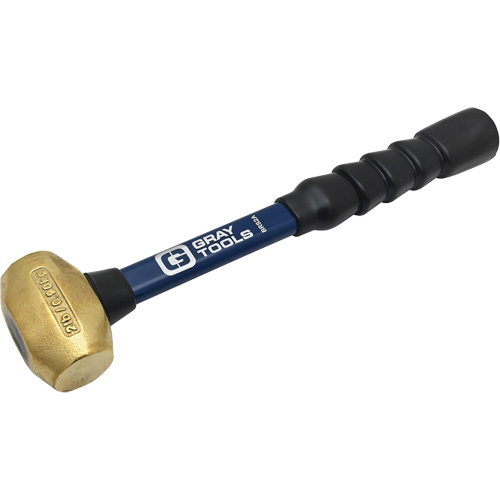 Brass Hammer, 2 lbs. Head Weight, 14" L Distribution Industrielle GC
