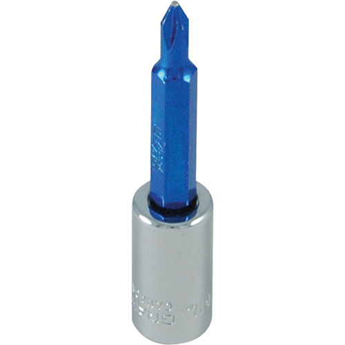 Blue Tip Screwdriver Bit, Phillips, #1, 1/4" Drive Distribution Industrielle GC