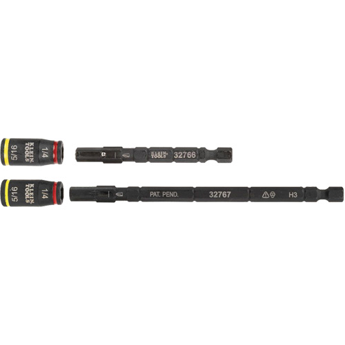 3-in-1 Impact Flip Socket Set, Hex, 1/4" Drive, 3 Pcs Distribution Industrielle GC
