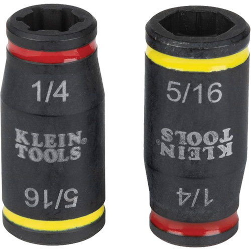 3-in-1 Impact Flip Socket Set, Hex, 1/4" Drive, 3 Pcs Distribution Industrielle GC