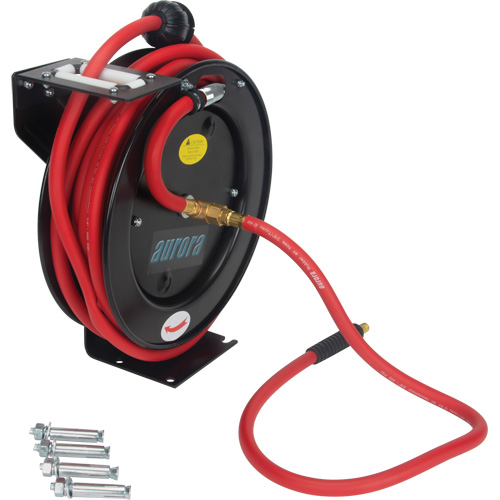 Hose Reel, Air/Water, 3/8" x 35', Single Hose, 300 psi Distribution Industrielle GC
