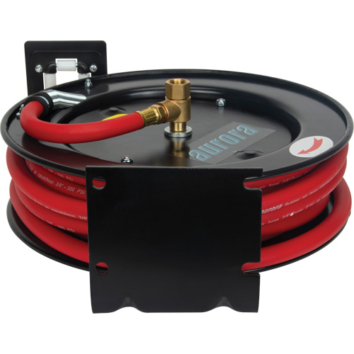 Hose Reel, Air/Water, 3/8" x 35', Single Hose, 300 psi Distribution Industrielle GC