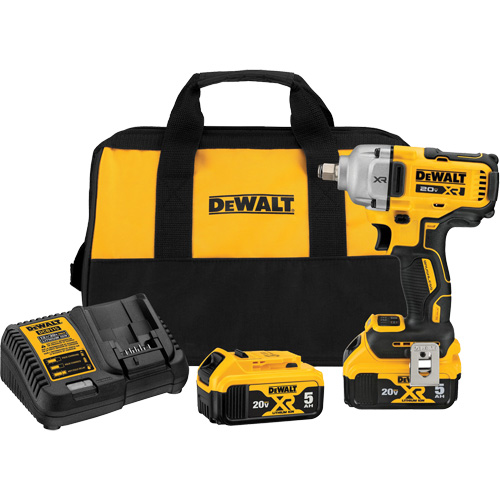 Cl&eacute; &agrave; choc avec moteur sans balai de gamme moyenne avec trousse denclume &agrave; goupille de d&eacute;tente Max* Tool Connect, 20 V, Mandrin 1/2" Distribution Industrielle GC