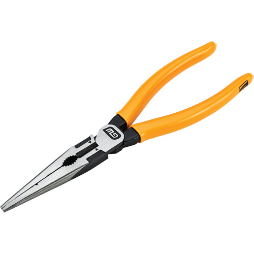 Pitbull Dipped Handle Long Nose Pliers, 8" L Distribution Industrielle GC