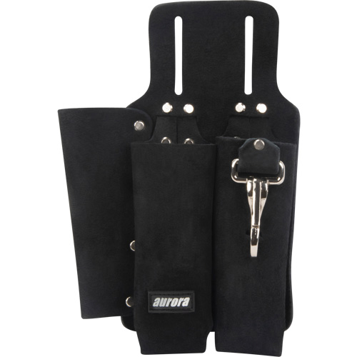 Lineman's Tool Pouch, Multiple Tool Holder, Leather, 3 Pockets Distribution Industrielle GC
