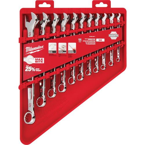 SAE Wrench Set, Combination, 11 Pieces, Imperial Distribution Industrielle GC