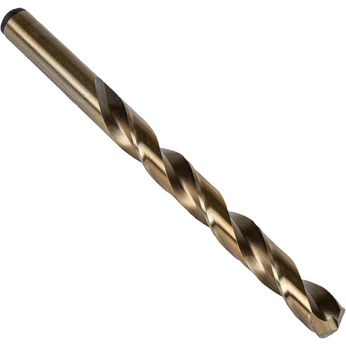 Jobber Drill Bit, Cobalt, 13/32", 5-1/4" L, 3-7/8" Flute, 135° Point Angle Distribution Industrielle GC