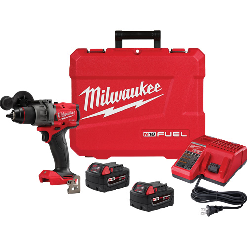M18 Fuel Drill/Driver Kit, Lithium-Ion, 18 V, 1/2" Chuck, 1400 in-lbs Torque Distribution Industrielle GC