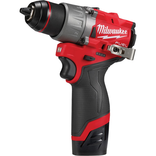M12 Fuel Drill/Driver Kit, Lithium-Ion, 12 V, 1/2" Chuck, 400 in-lbs Torque Distribution Industrielle GC