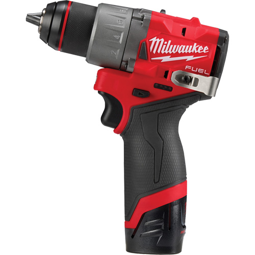 M12 Fuel Drill/Driver Kit, Lithium-Ion, 12 V, 1/2" Chuck, 400 in-lbs Torque Distribution Industrielle GC