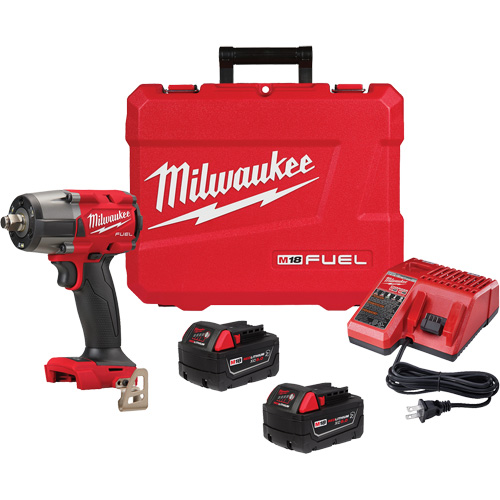 M18 Fuel Mid-Torque Impact Wrench with Friction Ring Kit, 18 V, 1/2" Socket Distribution Industrielle GC