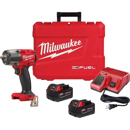 Ensemble de cl&eacute; &agrave; choc de couple moyen M18 Fuel avec cheville d'arr&ecirc;t, 18 V, Mandrin 1/2" Distribution Industrielle GC