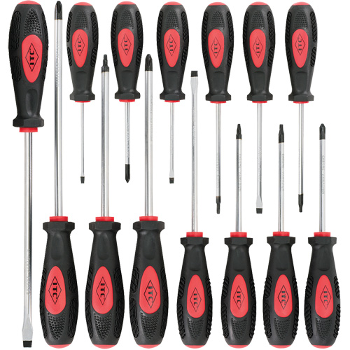 IESD-14S Ergonomic Screwdriver Set, 14 Pcs., Magnetic Distribution Industrielle GC