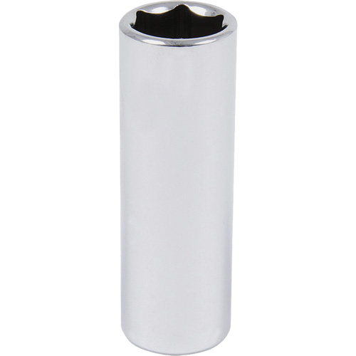 Chrome Socket, 1-1/8", 1/2" Drive, 6 Points, Deep Distribution Industrielle GC