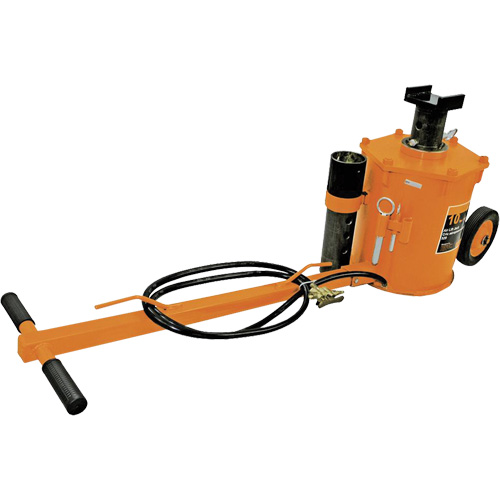 Cric pneumatique pour usage intensif, Capacit&eacute; de 10 tonne(s), 18" - 52" h Distribution Industrielle GC