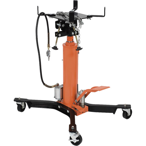 Cric pneumatique t&eacute;lescopique avec assistance pneumatique pour transmission, Cap. de levage 0,5 tonne(s) Distribution Industrielle GC