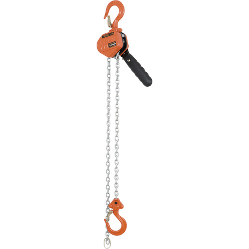 KLP-50-5 Palan &agrave; chaîne &agrave; levier s&eacute;rie VLP pour usage intensif, Lev&eacute;e 5', Cabacit&eacute; 1000 lb (0,5 tonne), Chaîne en Acier galvanis&eacute; Distribution Industrielle GC