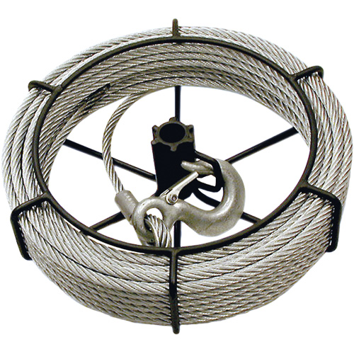 JGP-300A Assemblage de c&acirc;ble de 3 tonnes de 66' pour treuils Jet Distribution Industrielle GC