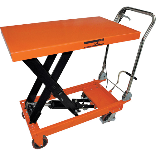 SLC-1100 Chariot avec table de levage hydraulique &agrave; ciseaux s&eacute;rie SLC, 39" lo x 21" la, Cap. 1100 lb Distribution Industrielle GC