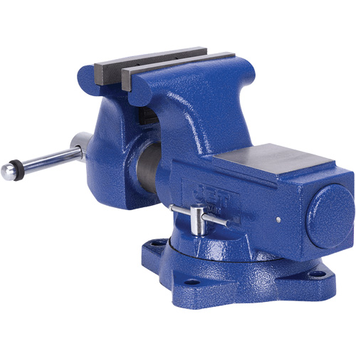 JBTV-6 Heavy-Duty Round Channel Bench Vise, 6-1/2" Jaw Width, 4" Throat Depth Distribution Industrielle GC