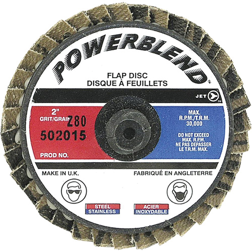 Disque &agrave; feuillets PowerBlend Roll-On, 2" x Type R, Grain Z80 Distribution Industrielle GC
