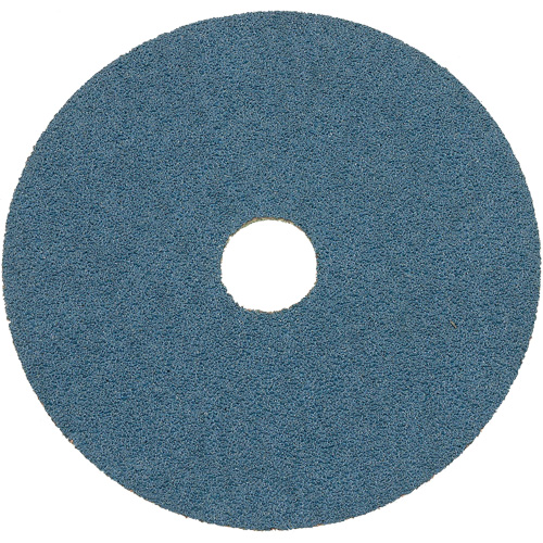 Disque de ponçage en fibre de r&eacute;sine, 7" dia., Grain Z24, Alumine de zirconium Distribution Industrielle GC