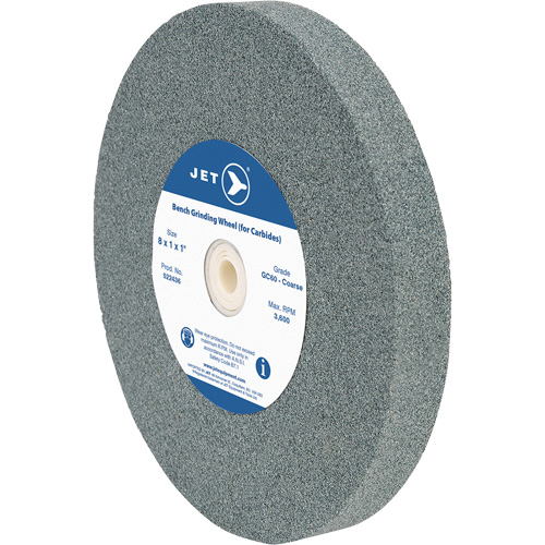 GC810C Bench Grinding Wheel, 8" x 1", 1" Arbor, Silicon Carbide Distribution Industrielle GC