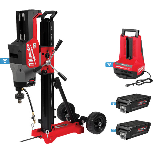 Ensemble sondeuse &agrave; carottage MX Fuel avec support Distribution Industrielle GC