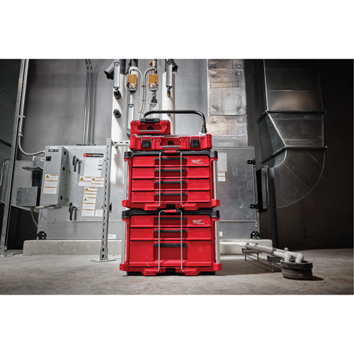 Boîte &agrave; outils avec 4 tiroirs PackOut, 16-3/10" x 22-1/5" x 14-3/10", Rouge Distribution Industrielle GC