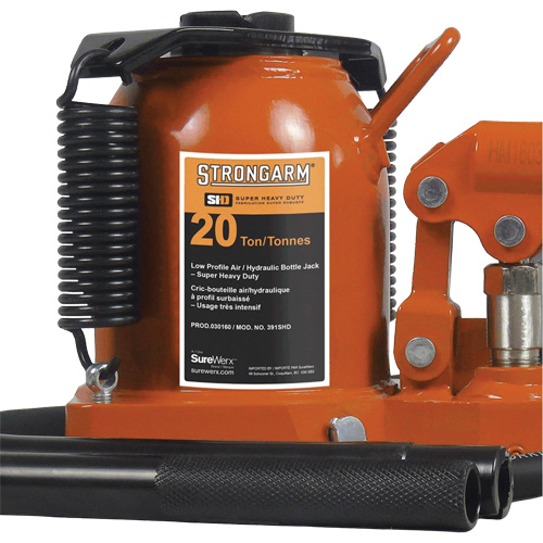 Crics &agrave; bouteille &agrave; air comprim&eacute;, 20 tonne(s), Air comprim&eacute;/hydraulique Distribution Industrielle GC