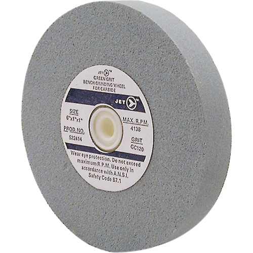 GC675M Bench Grinding Wheels, 6" x 3/4", 1" Arbor, Silicon Carbide Distribution Industrielle GC