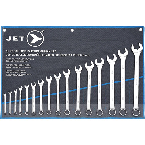 LCWS-16S Jeux de cl&eacute;s combin&eacute;es longues, Combinaison, 16 morceaux, Imp&eacute;rial Distribution Industrielle GC