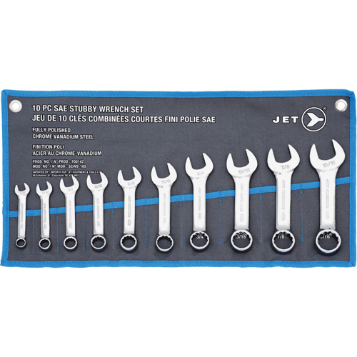 SCWS-10S Jeux de cl&eacute;s courtes, Combinaison, 10 morceaux, Imp&eacute;rial Distribution Industrielle GC