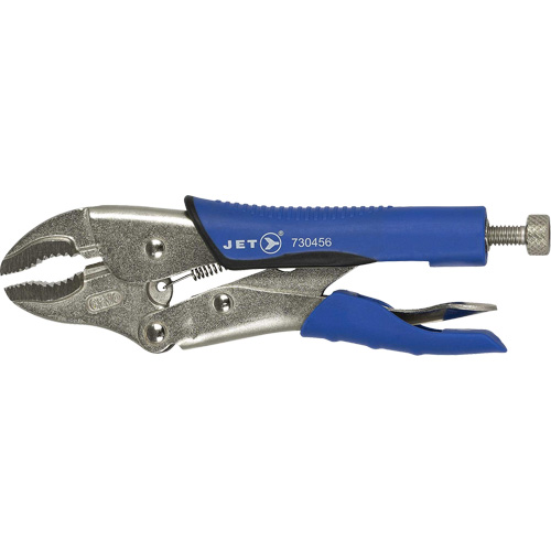 J7WRG Pince-&eacute;taux &agrave; m&acirc;choire courb&eacute;e, Longueur 7", M&acirc;choire courb&eacute;e Distribution Industrielle GC