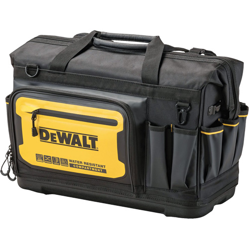 Sac &agrave; outils &agrave; bouche ouverte PRO 20", 33 pochettes, Noir/Jaune Distribution Industrielle GC