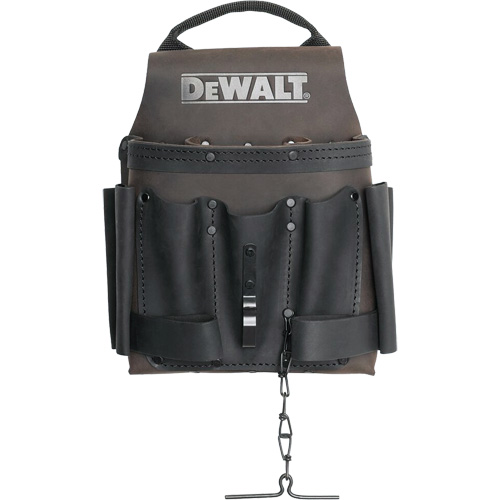 Pochette pour outils d'&eacute;lectricien, Porte-outil multiple, Cuir, 8 Poches Distribution Industrielle GC