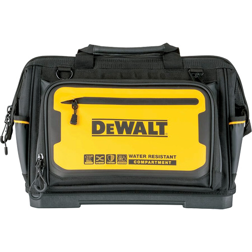 Sac &agrave; outils &agrave; bouche ouverte PRO 16", 31 pochettes, Noir/Jaune Distribution Industrielle GC