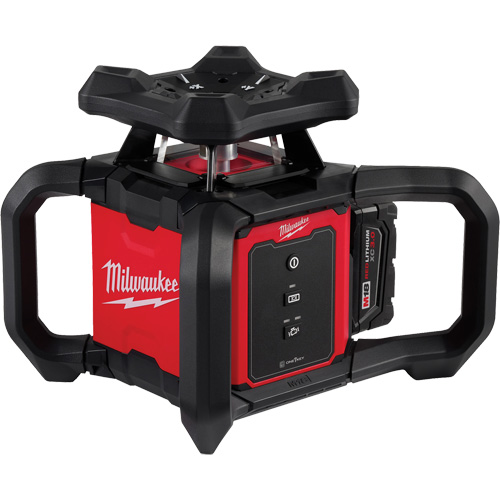 Ensemble de niveau laser rotatif ext&eacute;rieur rouge M18 avec r&eacute;cepteur, 2000' (609,6 m) Distribution Industrielle GC