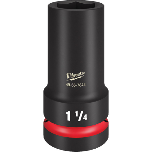 Douille &agrave; paroi extra mince Shockwave Impact Duty, Chocs, 1-1/4", Prise 1", 6 pans, Profond Distribution Industrielle GC
