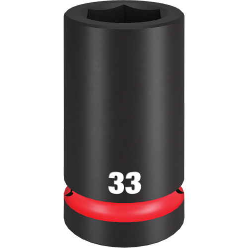 Shockwave Impact Duty Socket, Impact, 33 mm, 1" Drive, 6 Points, Deep Distribution Industrielle GC