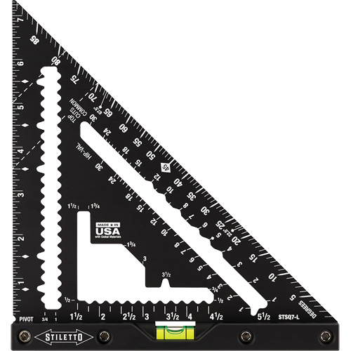 &eacute;querre de menuisier Stiletto avec niveau Distribution Industrielle GC