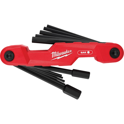 Electrician's SAE Folding Hex Key Set, 11 Pcs., Imperial Distribution Industrielle GC